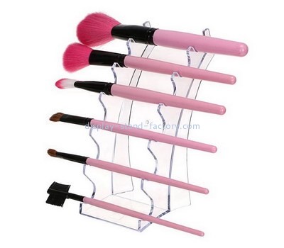 Customize plexiglass make up brushes display racks acrylic cosmetic dispay stands NMD-621