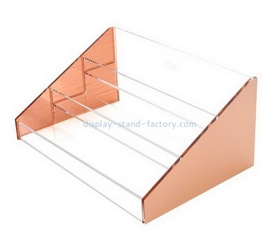 Acrylic manufacturer customize plexiglass cosmetics display stands NMD-658
