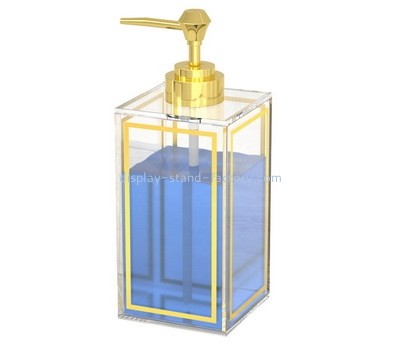 Plexiglass supplier customize acrylic soap dispenser lucite hand washing bottle NMD-676