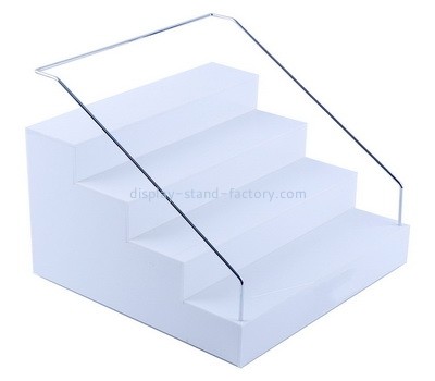 Perspex factory customize acrylic cosmetics display risers plexiglass makeup display stands NMD-673