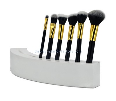 Plexiglass manufacturer customize perspex makeup brushes holder acrylic cosmetic brushes display block NMD-688