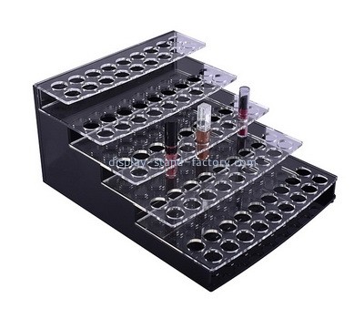 Plexiglass manufacturer customize perspex lipstick display risers acrylic cosmetic display stands NMD-689