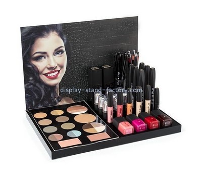 Acrylic factory customize plexiglass cosmetic display stands perspex makeup display risers NMD-698