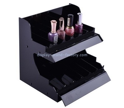 Plexiglass factory customize acrylic nail polish display racks perspex nail polish display shelves NMD-699
