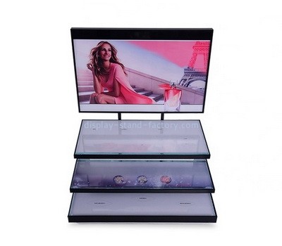Lucite factory customize acrylic perfume display stands plexiglass perfume display risers NMD-701