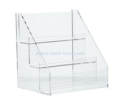Perspex manufacturer customize acrylic cosmetic display stands lucite makeup display holders NMD-705