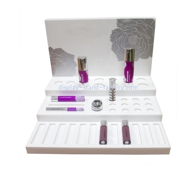Perspex supplier customize acrylic lipstick display risers plexiglass lip gloss display stands NMD-708