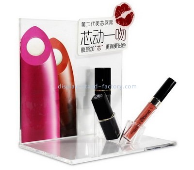 Plexiglass supplier customize acrylic lipstick display riser perspex lipstick display stand NMD-725