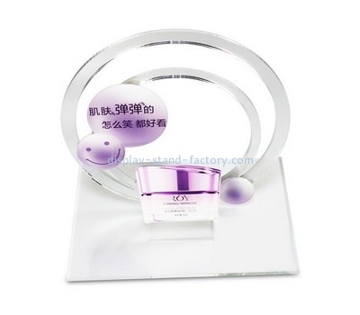 Lucite factory customize acrylic skincare display riser NMD-747