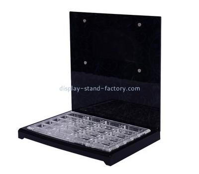 Perspex manufacturer customize acrylic cosmetic display stand NMD-764