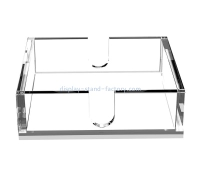Plexiglass manufacturer customize acrylic luncheon napkin holder tray STD-235