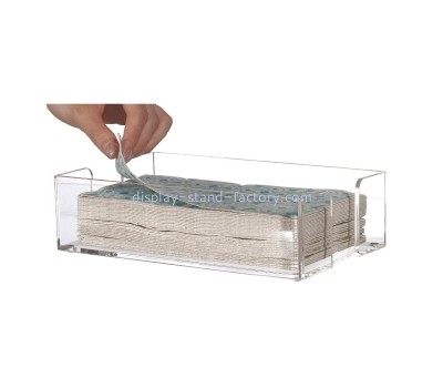 Acrylic supplier customize plexiglass tissue paper holder tray STD-240