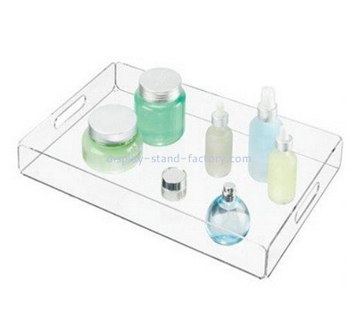 Perspex supplier customize acrylic table top skincare organiser tray STD-246