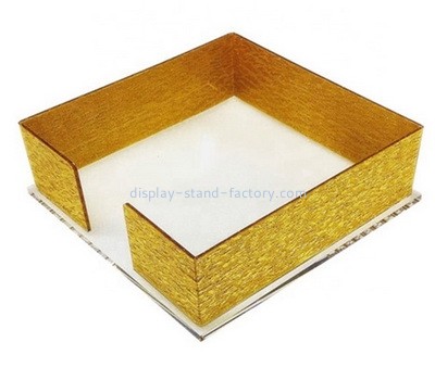Acrylic supplier customize perspex napkin tissue box holder STD-282