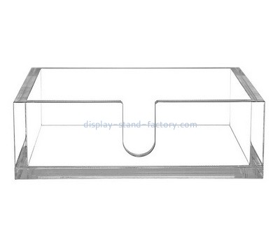 Acrylic manufacturer customize tabletop acrylic tissue paper holder STD-287