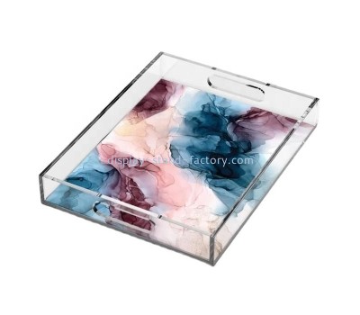 Plexiglas supplier customize acrylic decorative serving tray STD-291