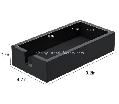 Acrylic factory customize tabletop plexiglass napkin holder STD-312