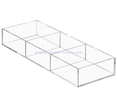 Acrylic manufacturer customize tabletop plexiglass organizer tray STD-327