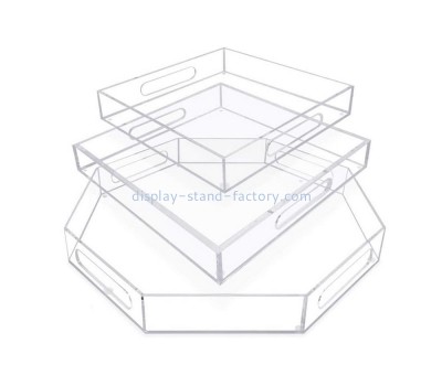 Plexiglass manufacturer customize acrylic serving trays STD-330