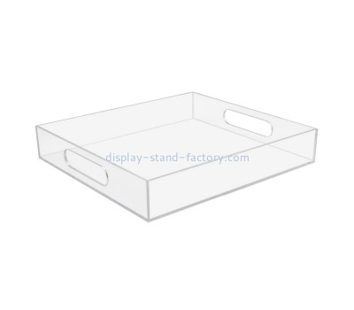 Lucite manufacturer customize acrylic coffee serving tray STD-365