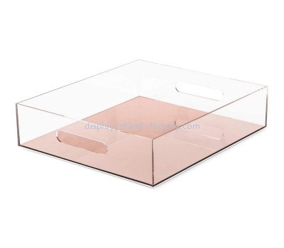 Custom rose gold acrylic letter tray for office desk STD-379