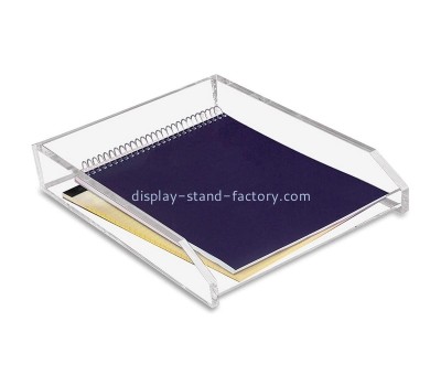 Custom desktop acrylic letter tray STD-388