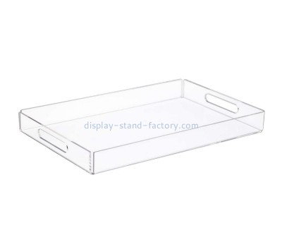 Custom acrylic serving tray with handles STD-391
