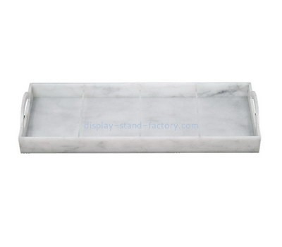Custom plexiglass serving tray with handles STD-403