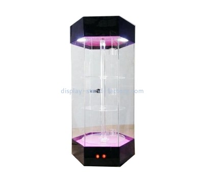 Plexiglass supplier customized lighted curio cabinet NDD-004