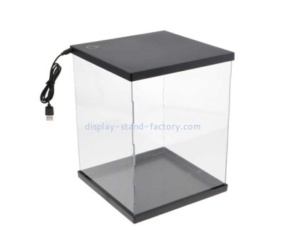 Acrylic manufacturer customized lighted display case NDD-007