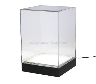 Plexiglass supplier customized acrylic lighted display case NDD-026