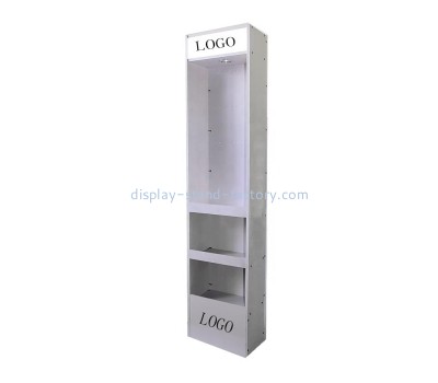Custom plexiglass tall display cabinet with lights NDD-037