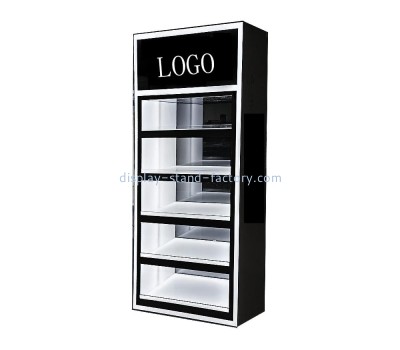 Perspex manufacturer customized floor curio cabinets NDD-063