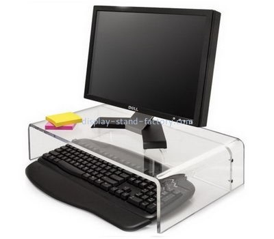 OEM custom acrylic monitor stand riser plexiglass monitor stand riser holder NDS-033