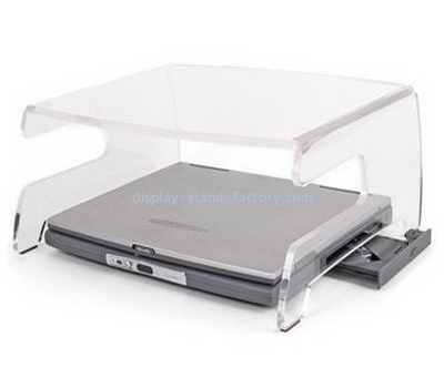 OEM custom acrylic laptop stand riser plexiglass laptop desktop stand holder NDS-036