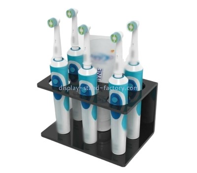 OEM customized acrylic toothbrush holder plexiglass retail display rack NDS-038