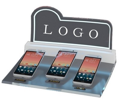 OEM customized acrylic mobile phone display riser perspex phone display stand NDS-040
