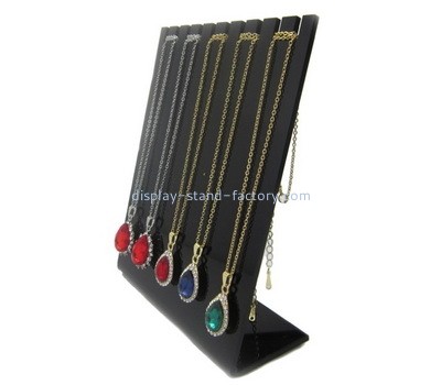 OEM supplier customized acrylic necklace display plexiglass multiple necklace display stand NJD-247