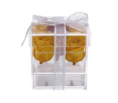 OEM supplier customized acrylic flower box plexiglass gift box NAB-1423