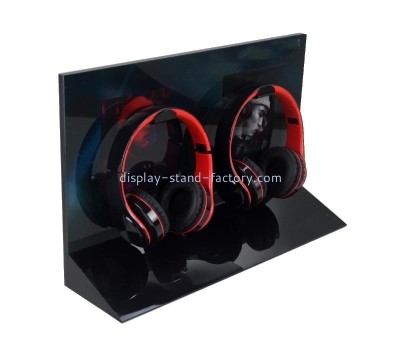 OEM supplier customized acrylic headphone display stand plexiglass headset display rack NOD-018