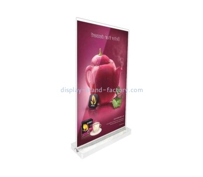 OEM supplier customized table top acrylic sign holder lucite sign holder NBD-764
