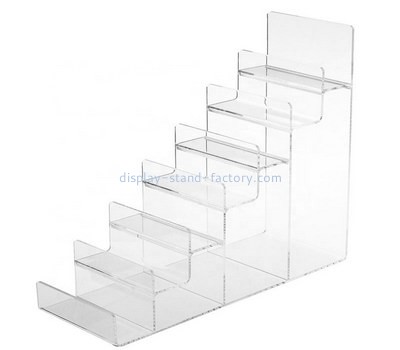 OEM supplier customized 7 layers acrylic wallet jewelry display riser NOD-034
