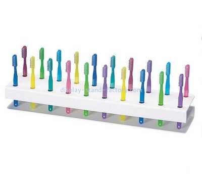 OEM supplier customized acrylic toothbrushes holder plexiglass toothbrushes stand NOD-046