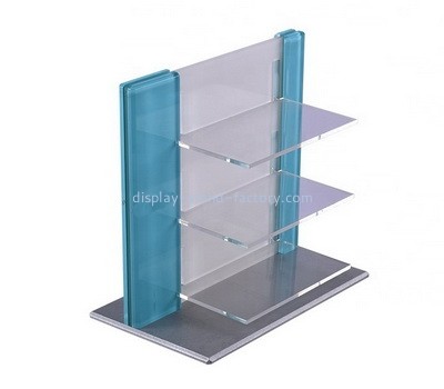 OEM supplier customized acrylic 3 tiers cosmetic display stand NOD-058