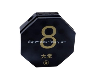 OEM supplier customized acrylic table number sign with sign holder NOD-057
