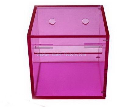 Custom design box acrylic cool tissue box pink tissue box holder NAB-034