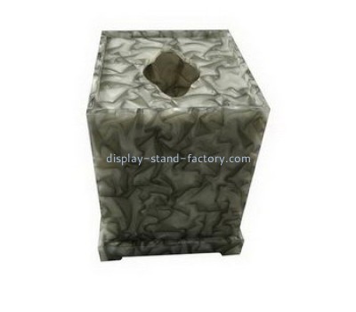 Tissue box manufacturers customized acrylic tissue paper holder box NAB-082