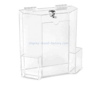 Customized acrylic collection box charity donation boxes free charity boxes cheap NAB-067