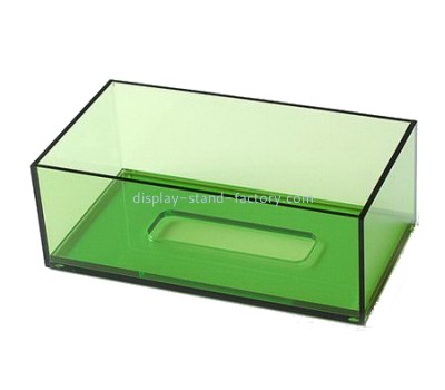 Customized acrylic modern tissue box holder NAB-384
