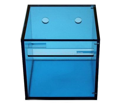 Customized clear blue acrylic box of facial tissue NAB-421